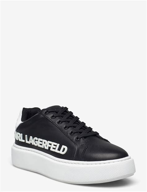 karl lagerfeld black and white sneakers